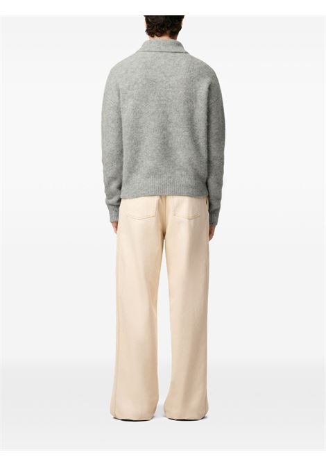 ami polo man grey AMI PARIS | HPL405.KN0021050